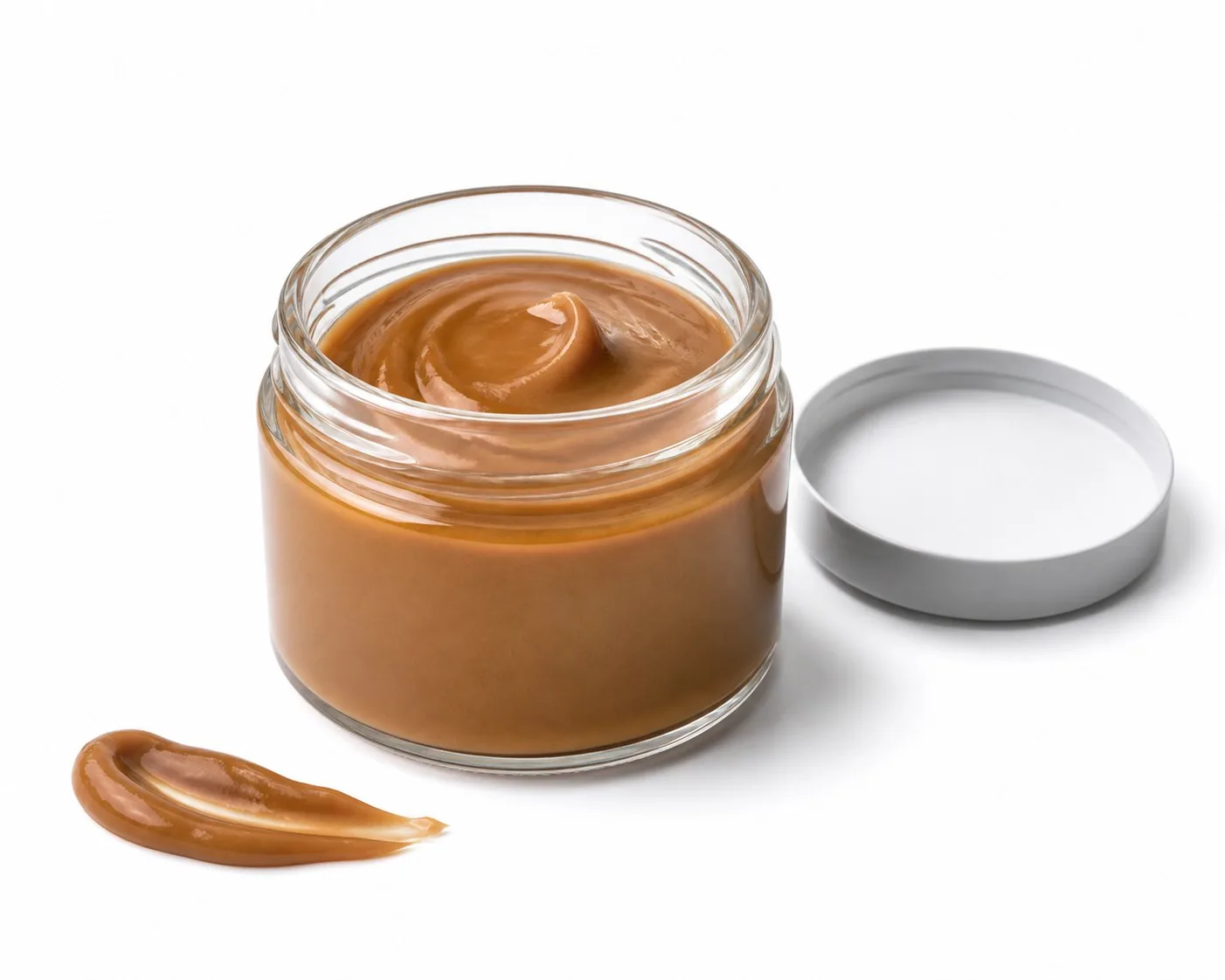 Yeast extract paste in a glass jar